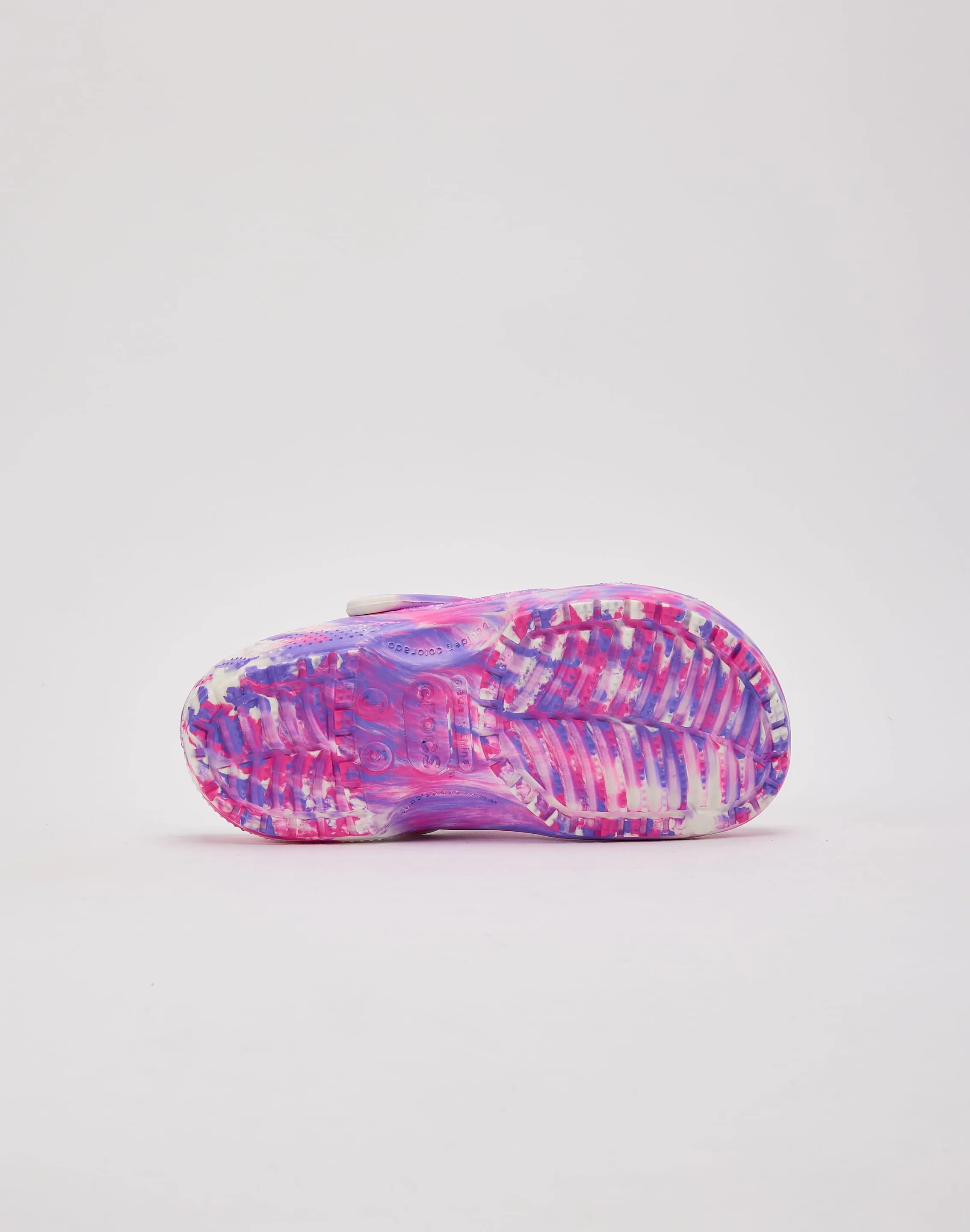 Crocs Classic Glow Marbled Clog Grade-School