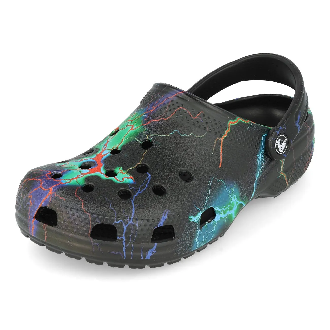 Crocs Classic Out of this World II Clog Black Lightning Bolts