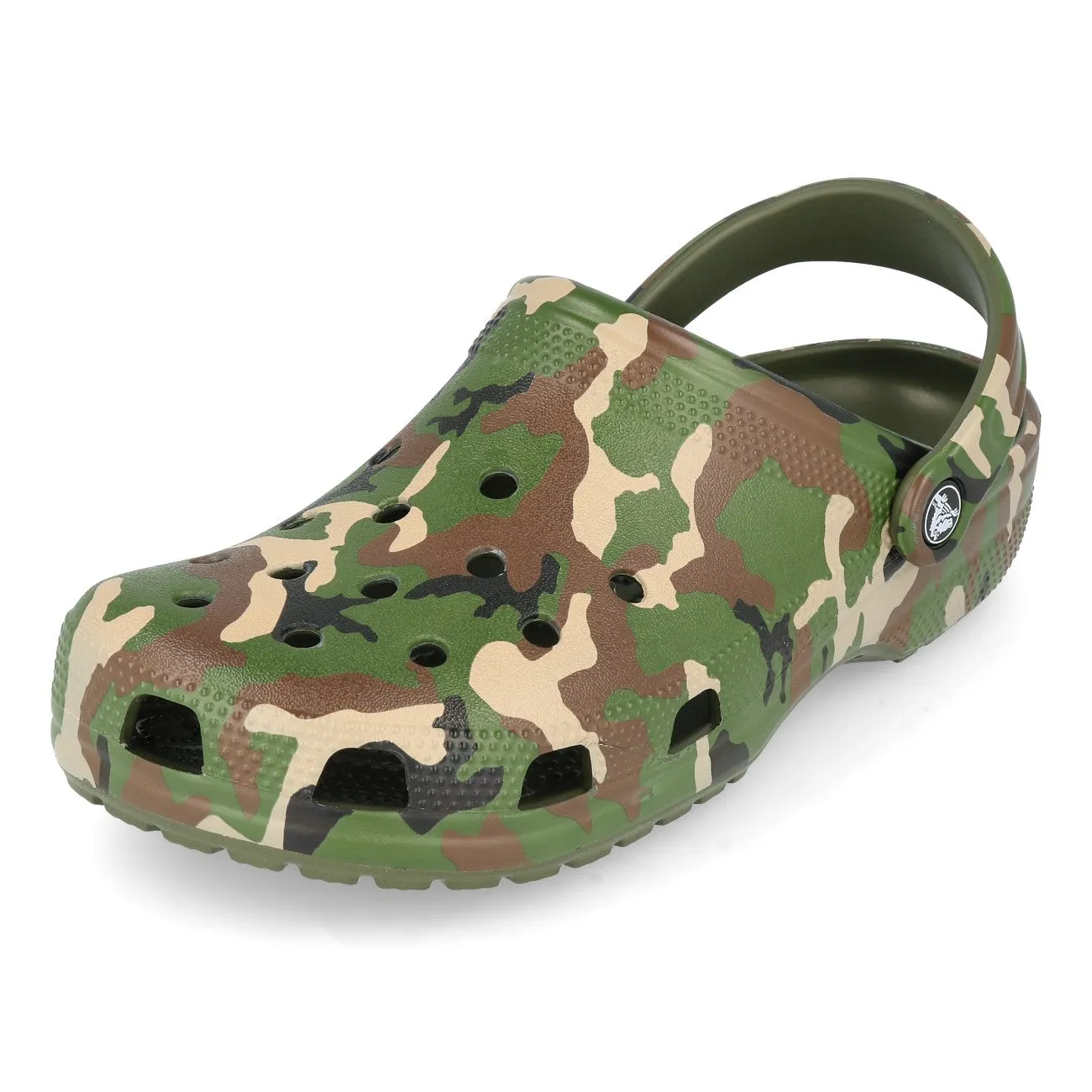 Crocs Classic Printed Camo Clog Army Green Multi