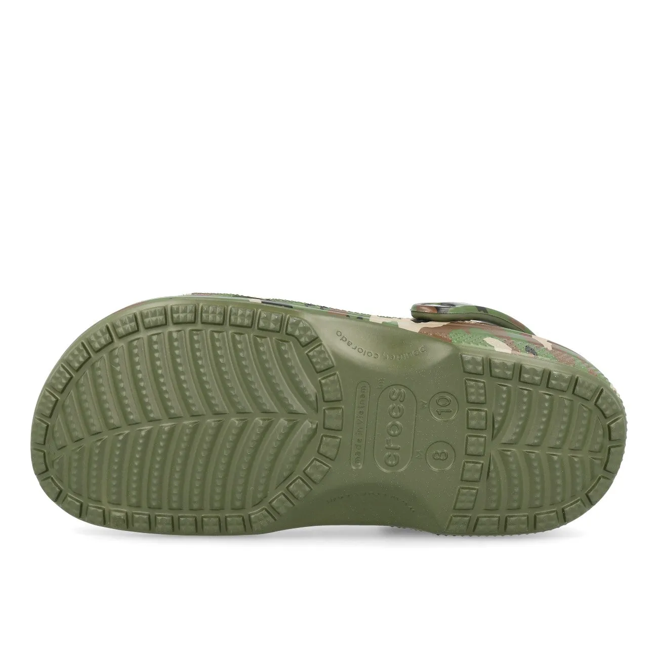 Crocs Classic Printed Camo Clog Army Green Multi