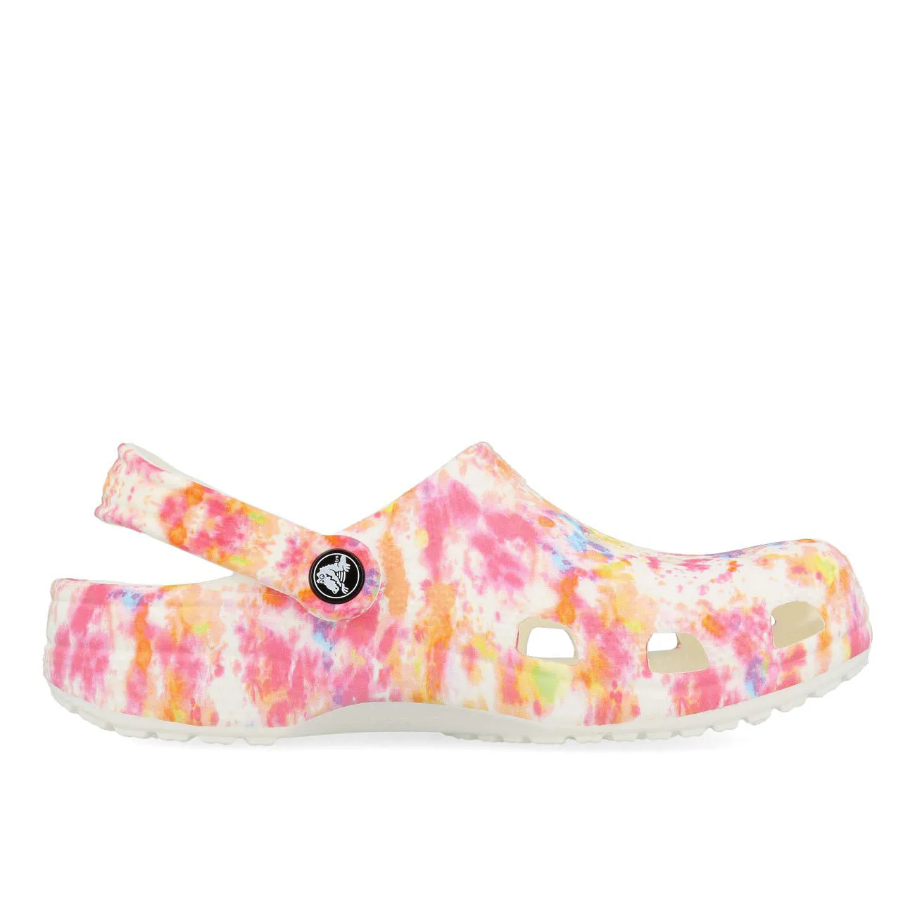 Crocs Classic Tie Dye Graphic Clog Orange Zing Multi