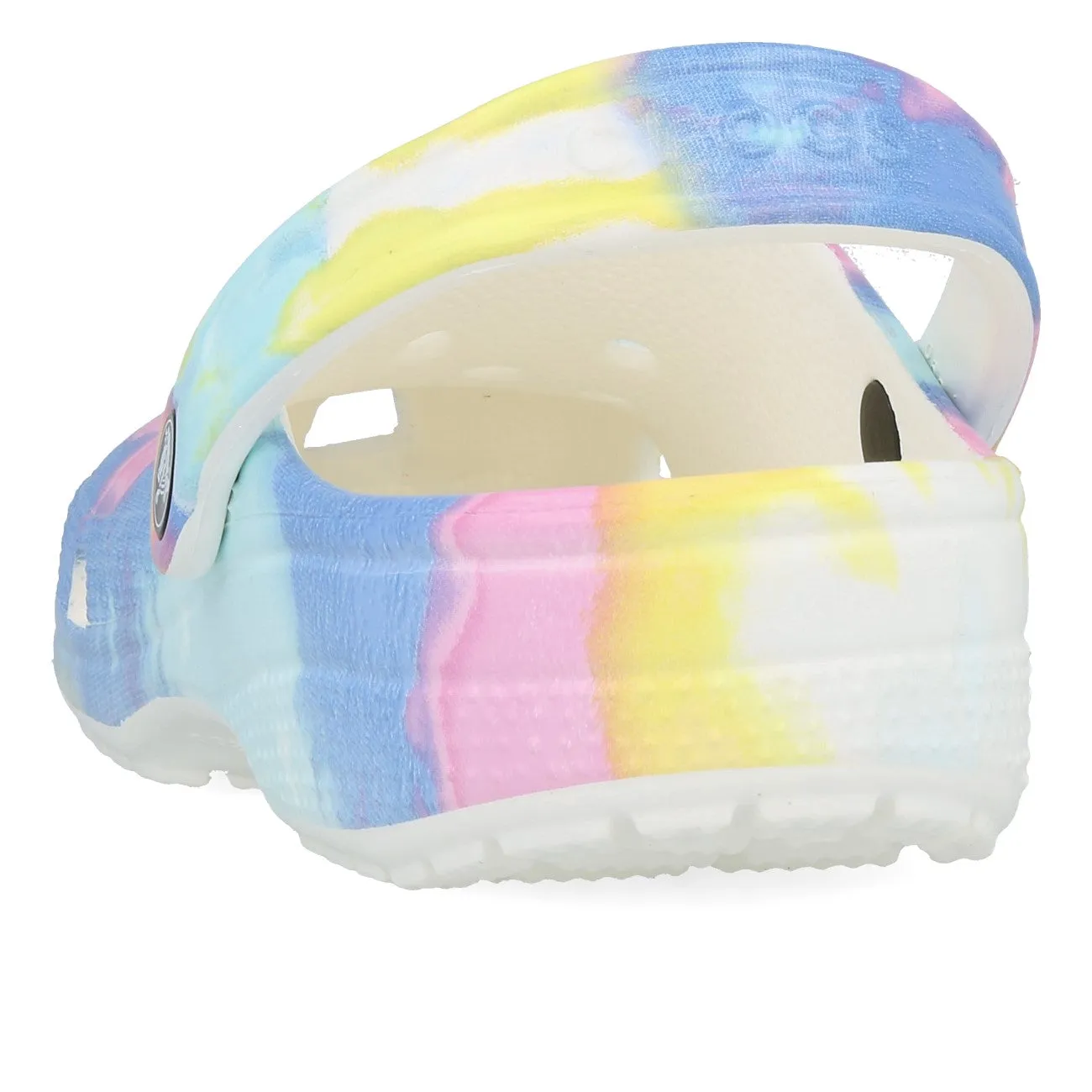 Crocs Classic Tie Dye Graphic Clog White Multi