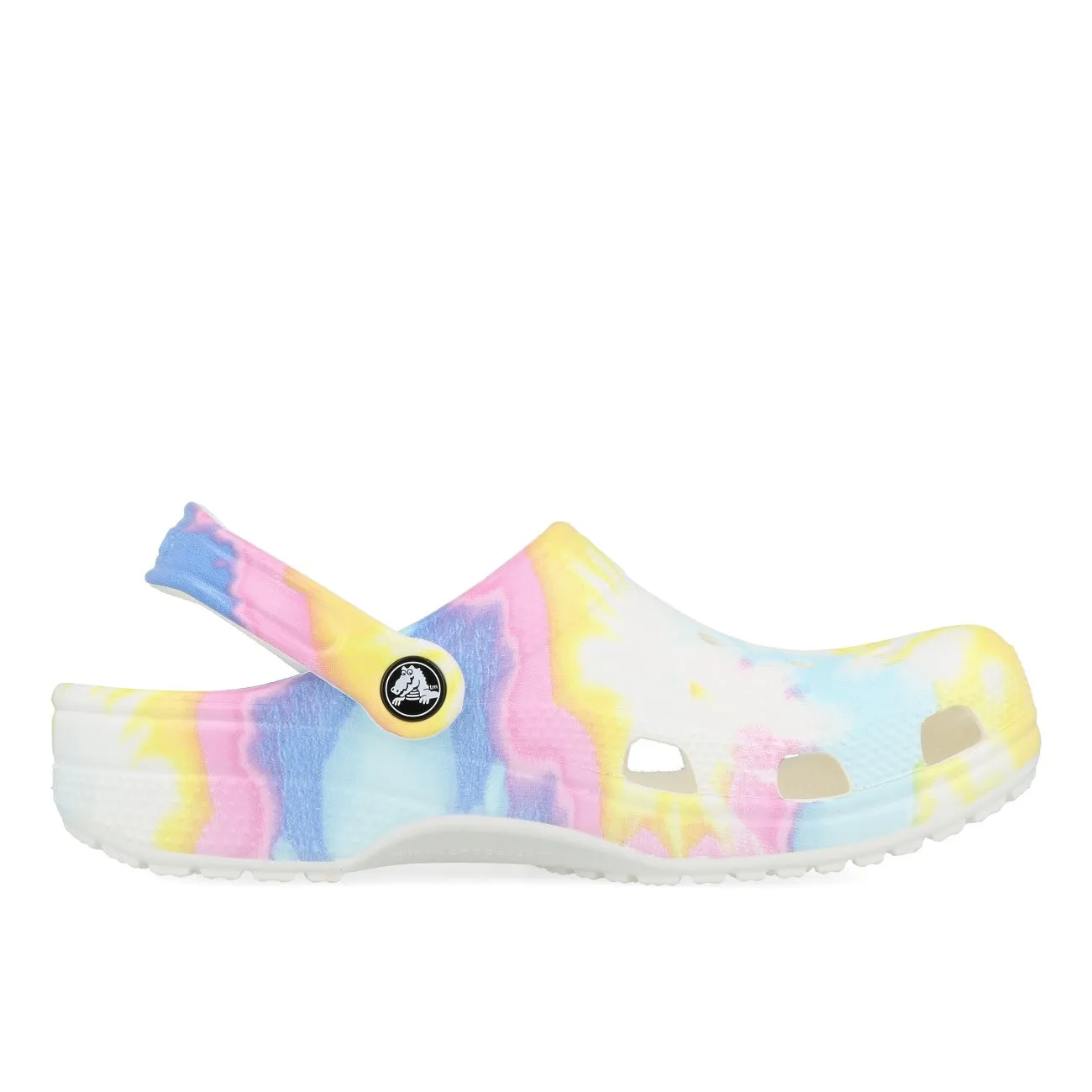 Crocs Classic Tie Dye Graphic Clog White Multi