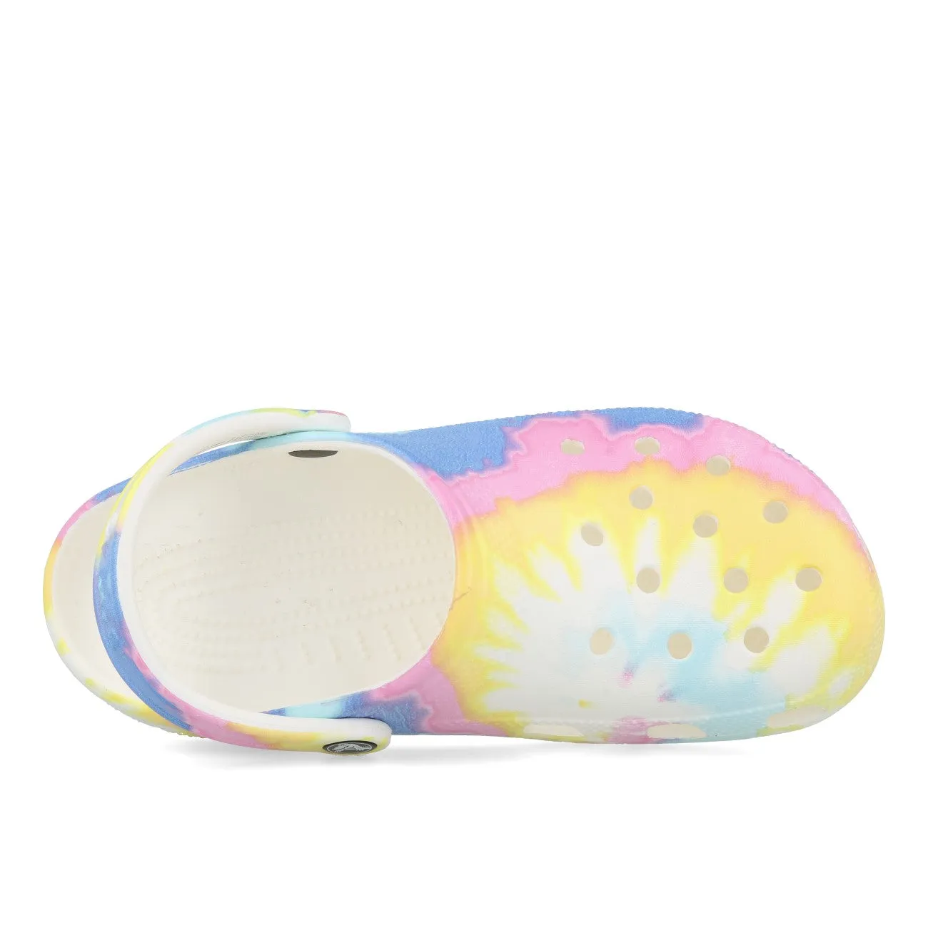 Crocs Classic Tie Dye Graphic Clog White Multi