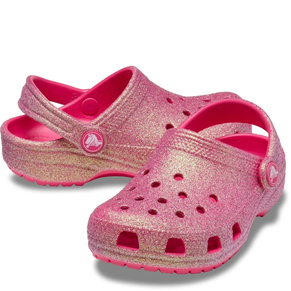 Crocs Kids Classic Glitter Clog