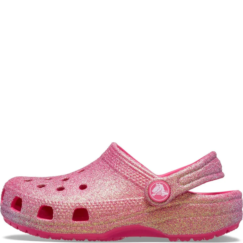 Crocs Kids Classic Glitter Clog
