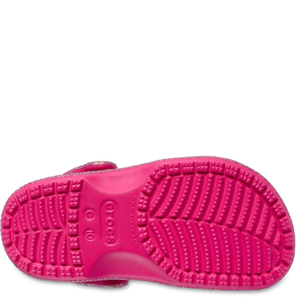 Crocs Kids Classic Glitter Clog