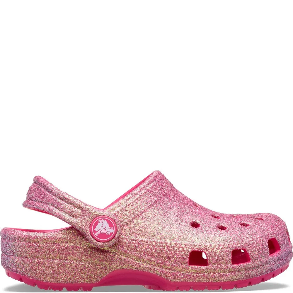 Crocs Kids Classic Glitter Clog