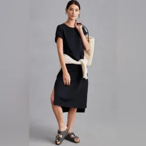 Daily Practice by Anthropologie Side-Slit Maxi Dress Black