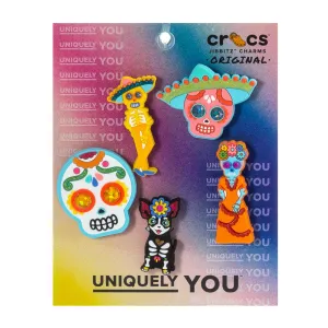 Dia de Muertos Catrina Oversized 5 Pack Jibbitz