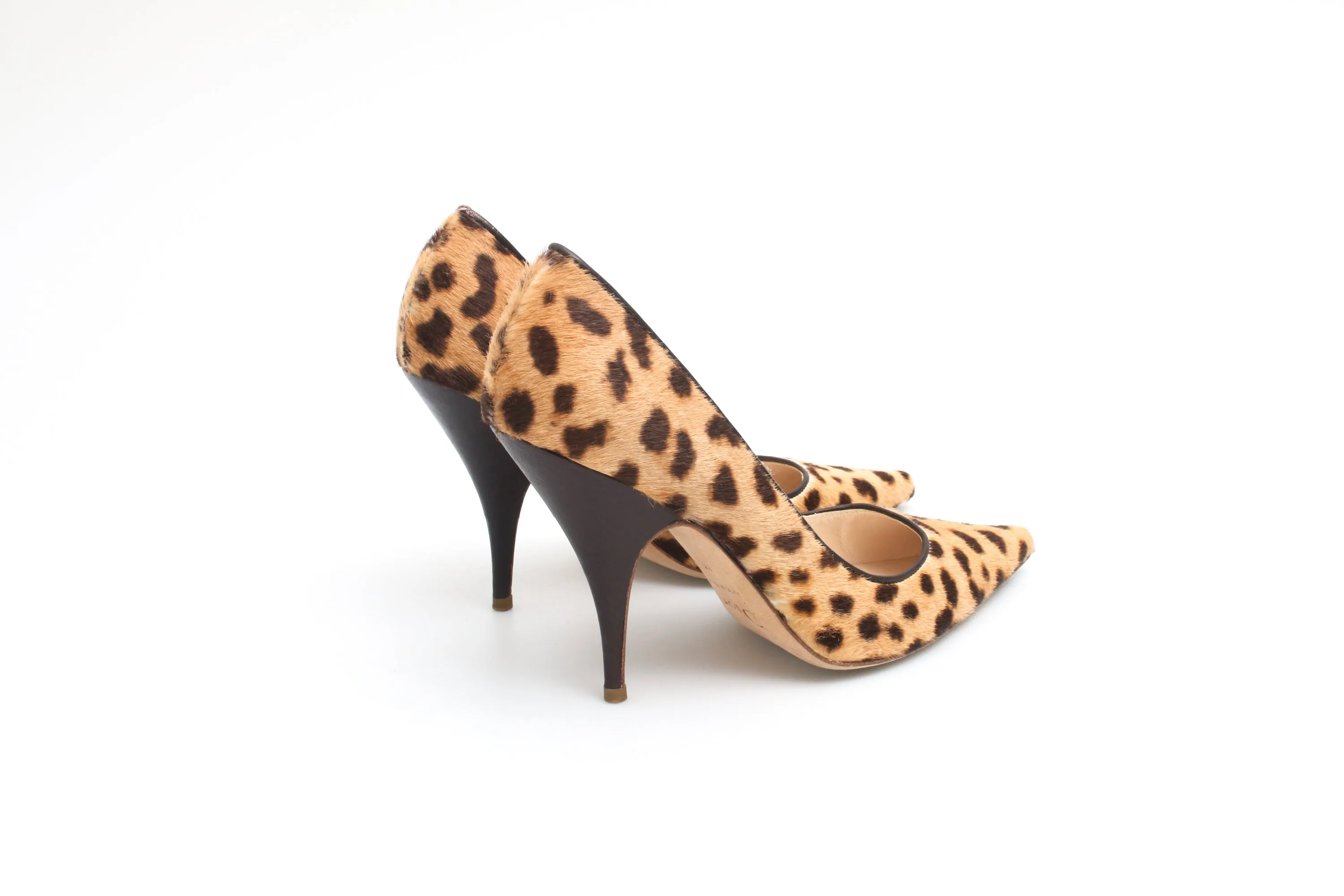Dior Leopard Pony Heels