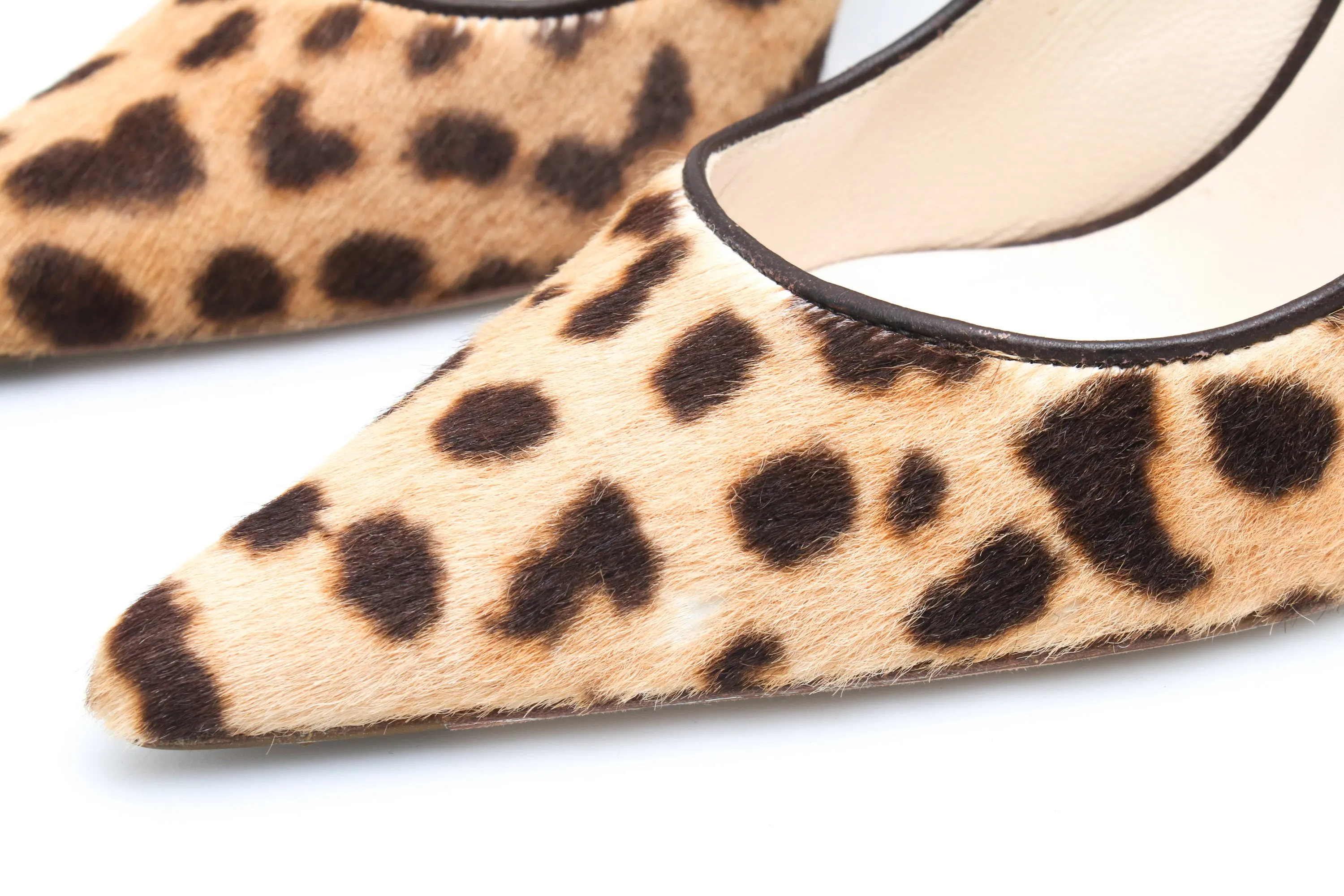 Dior Leopard Pony Heels