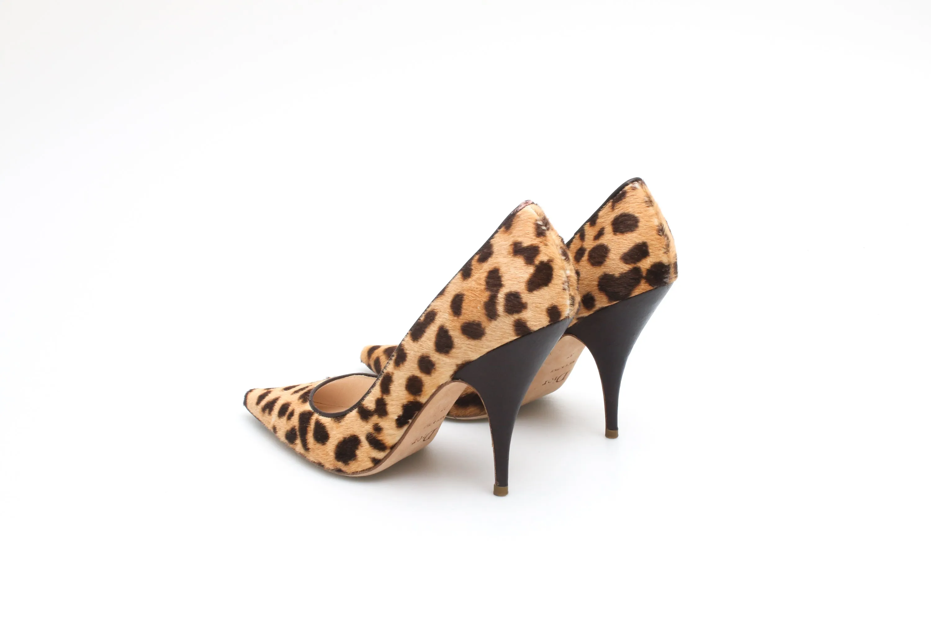 Dior Leopard Pony Heels