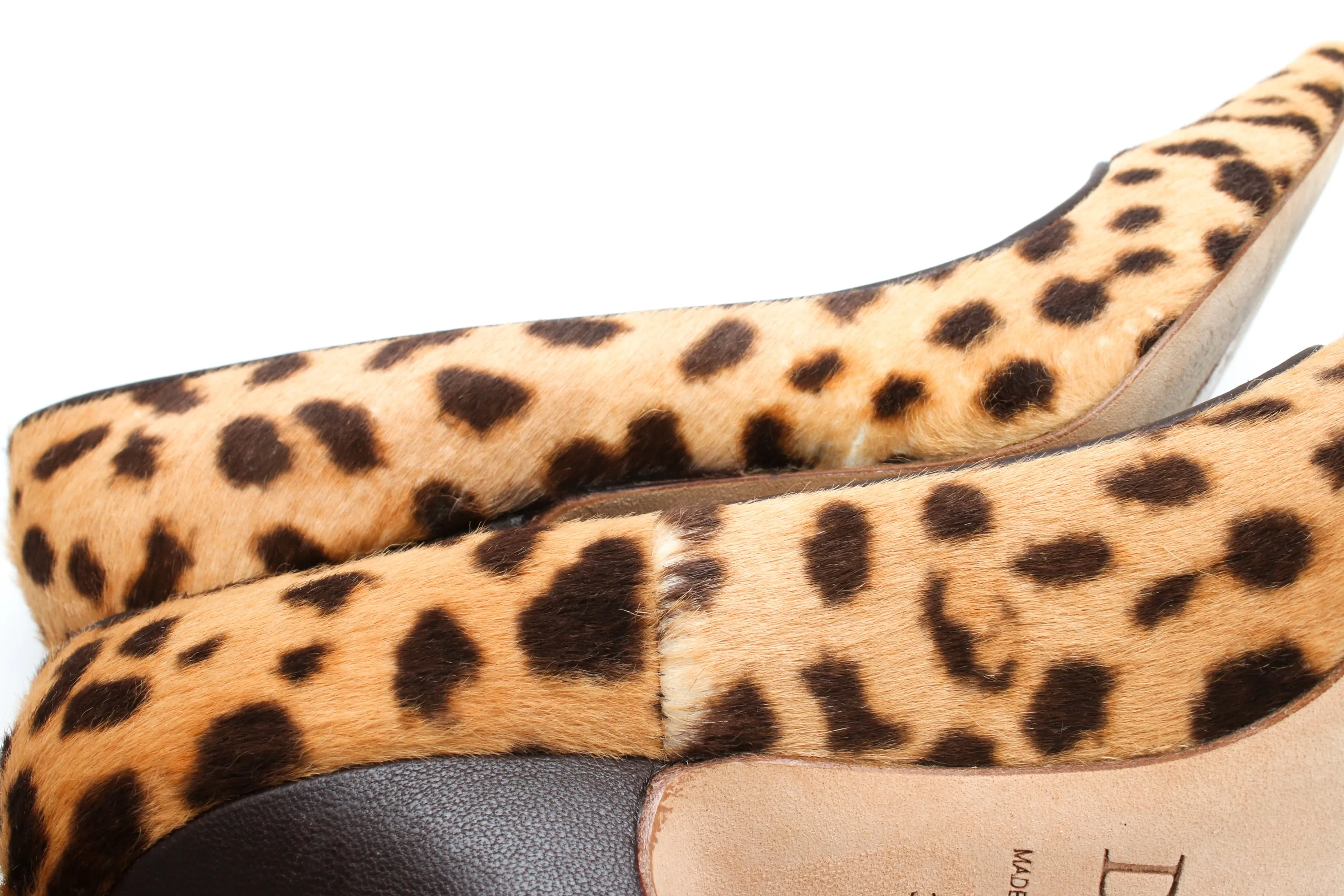 Dior Leopard Pony Heels