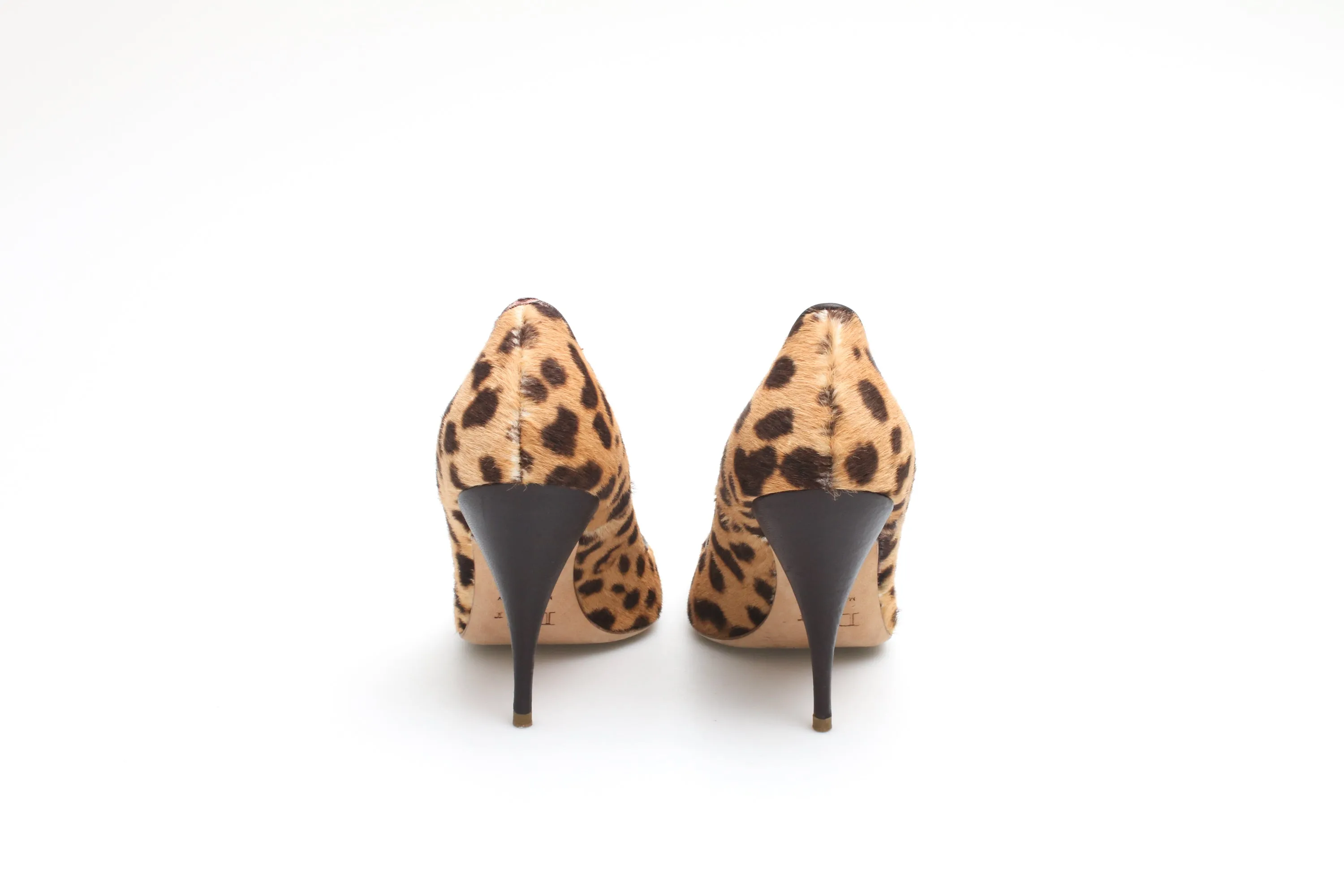 Dior Leopard Pony Heels