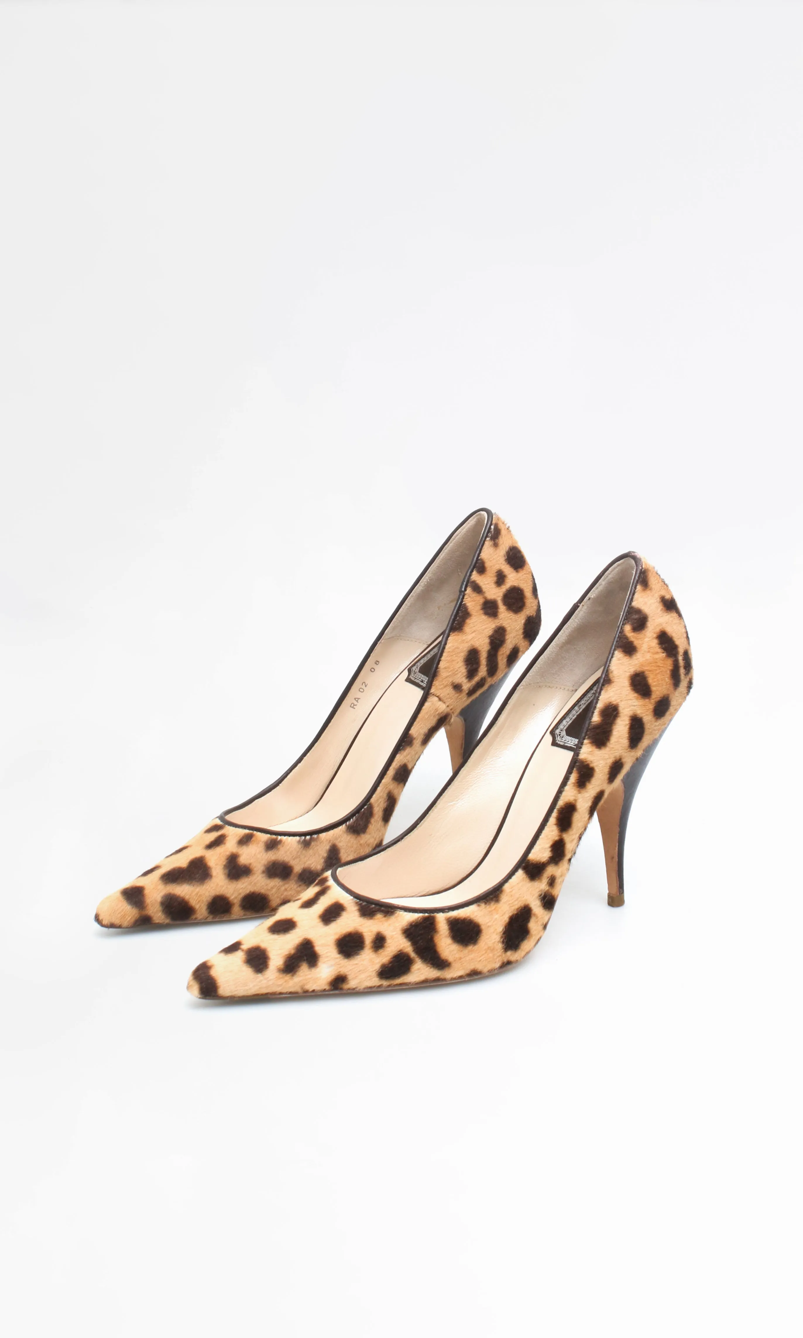 Dior Leopard Pony Heels