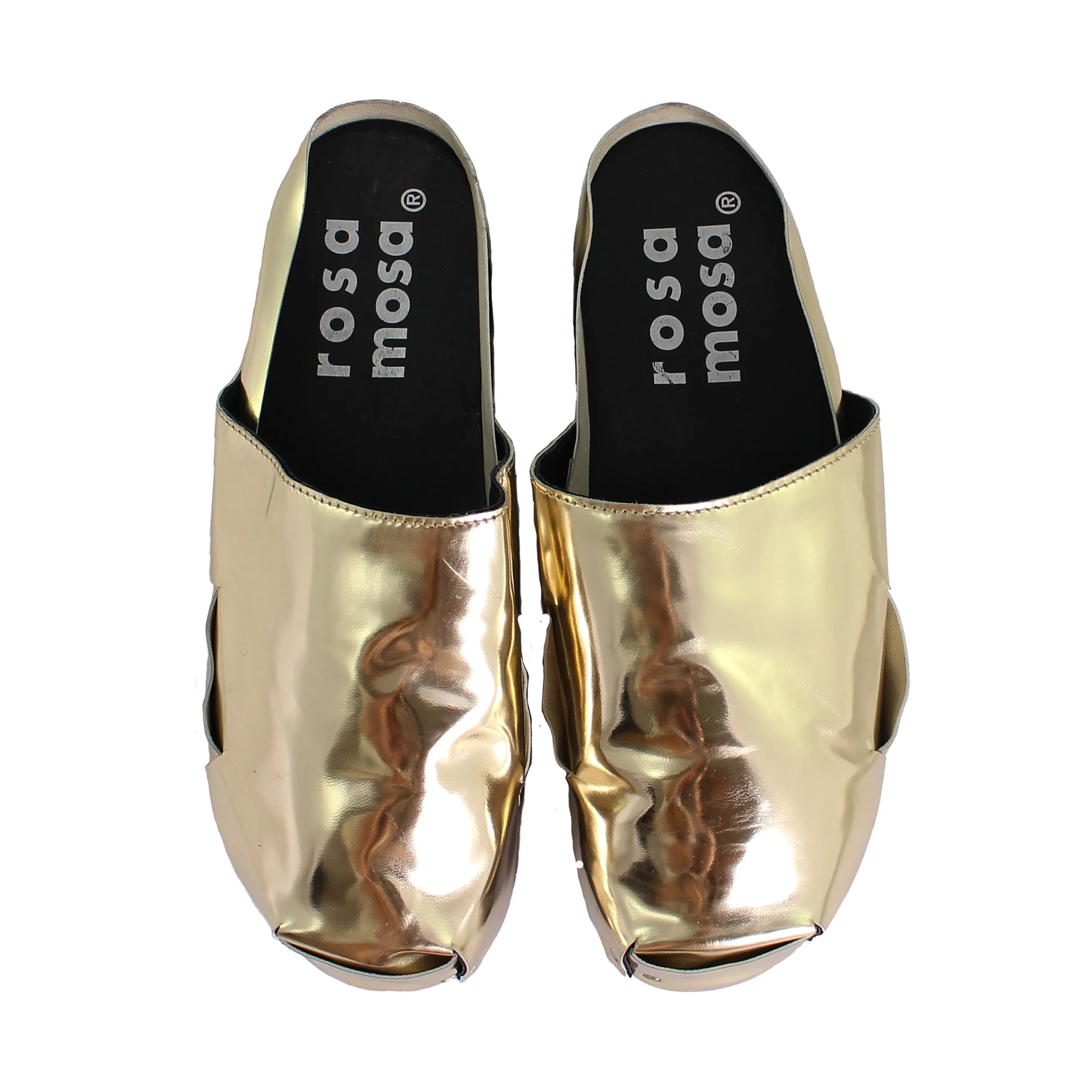 DONAU CLOG METALLIC Dark Sole   Specchio