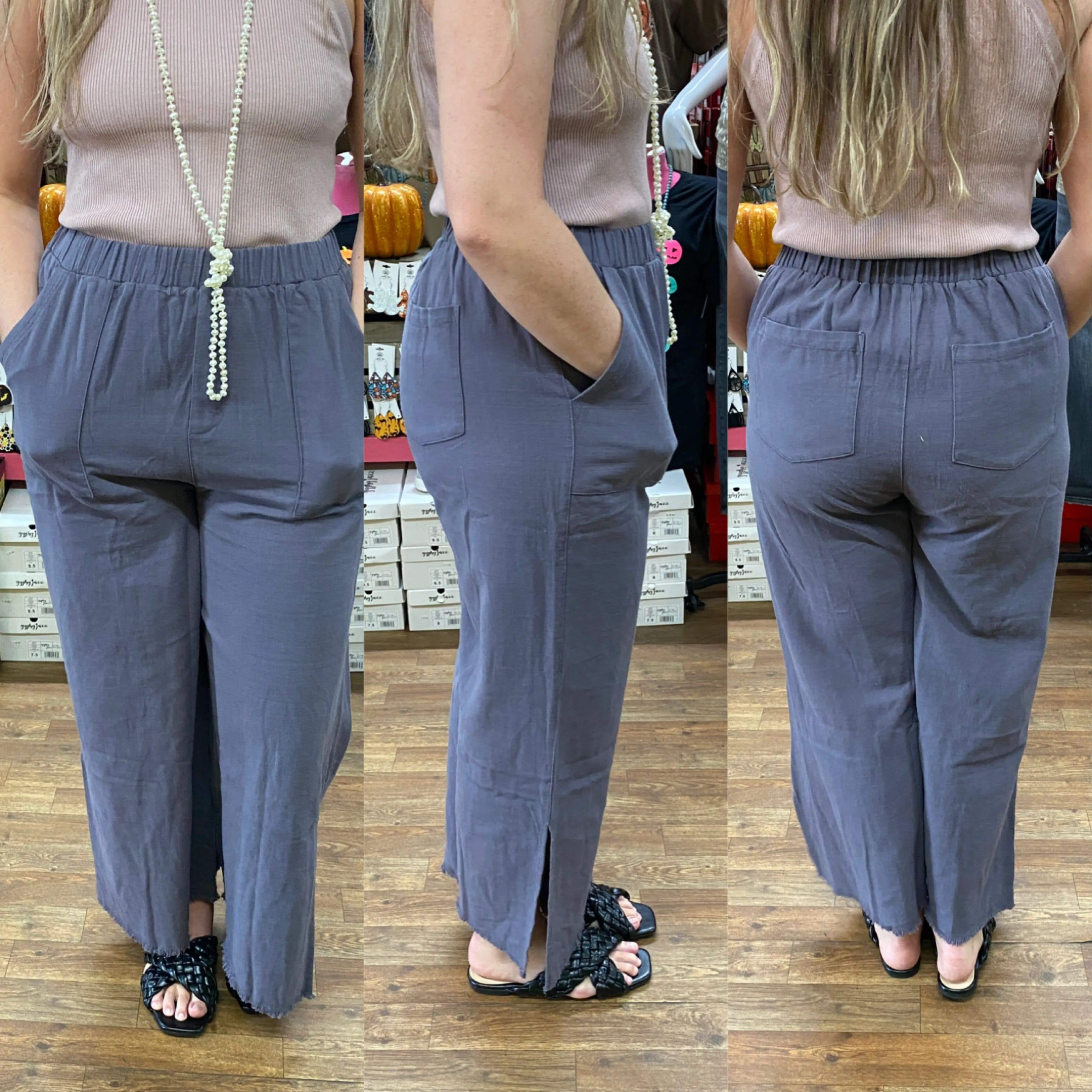 Easy Money Pants - Steel Grey