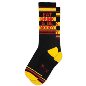 EAT DRINK & BE MOODY GYM SOCK