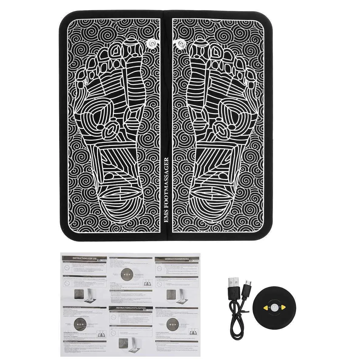 Electric powered Foot Massage Mat