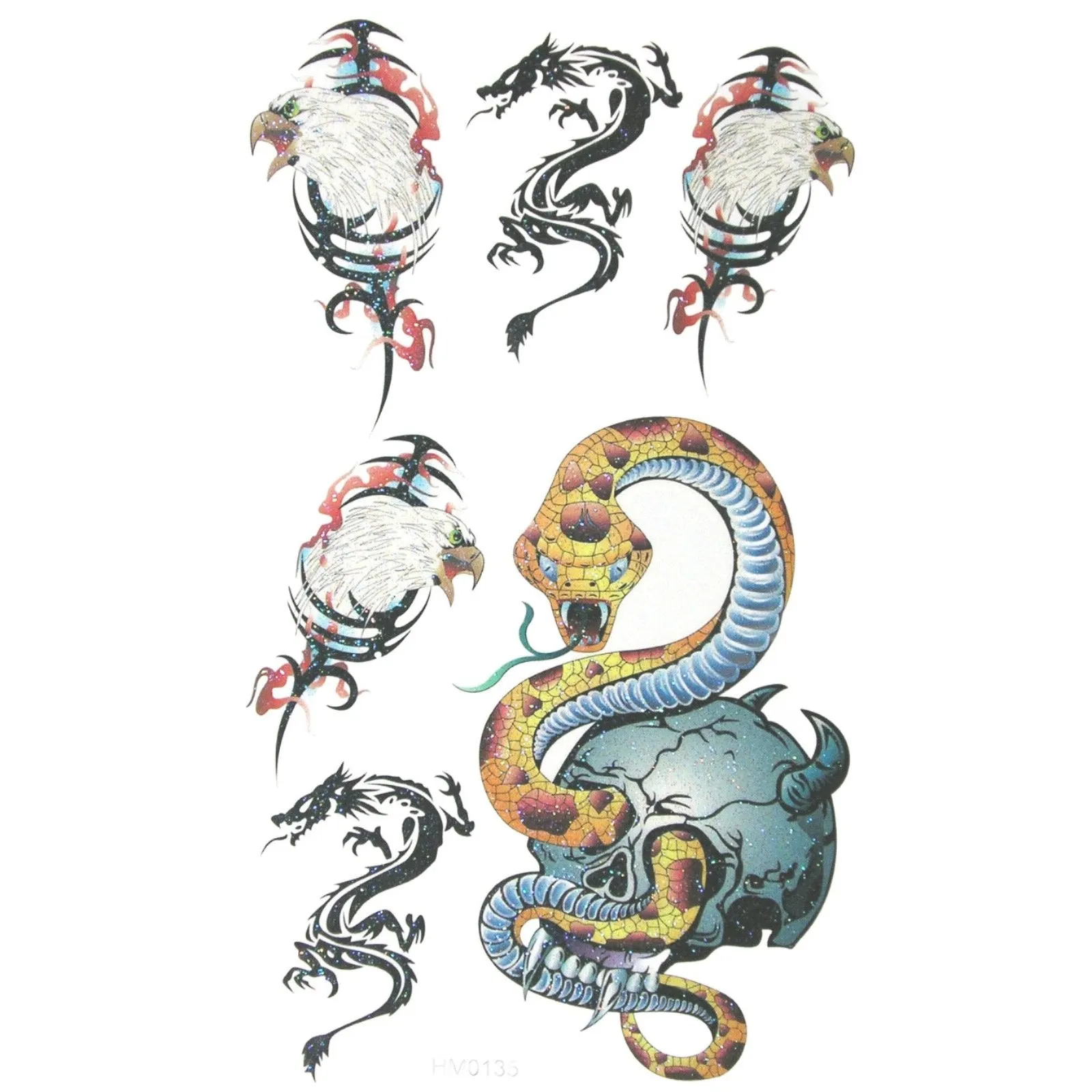 Fangs Tattoo – 20cm