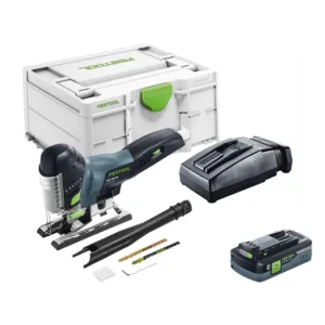 Festool 576527 Cordless Carvex Barrel Grip Jigsaw PSC 420-EB-Plus