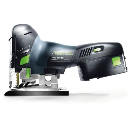 Festool 576527 Cordless Carvex Barrel Grip Jigsaw PSC 420-EB-Plus