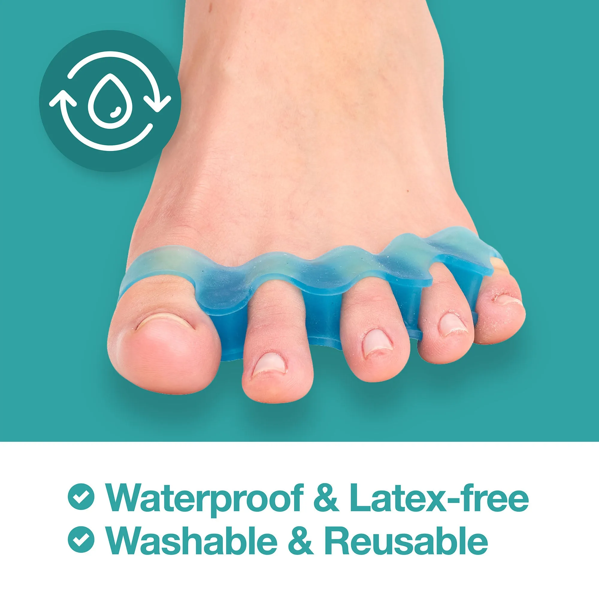Five Loop Toe Spacer for Toe Realignment