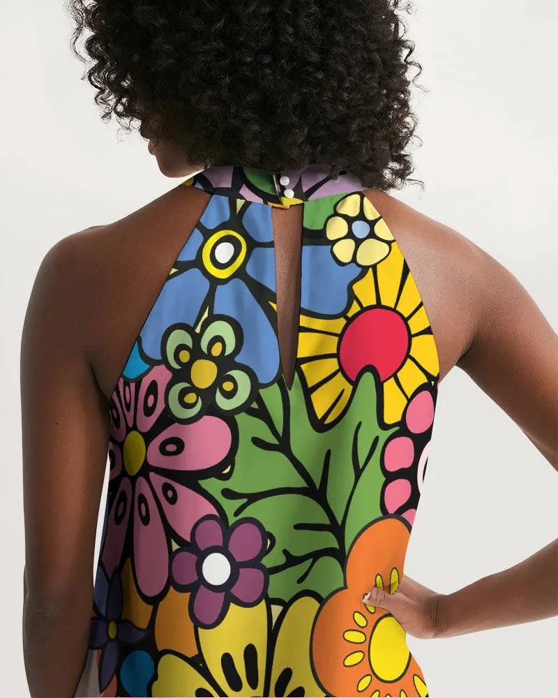 Floral Dream Halter Dress
