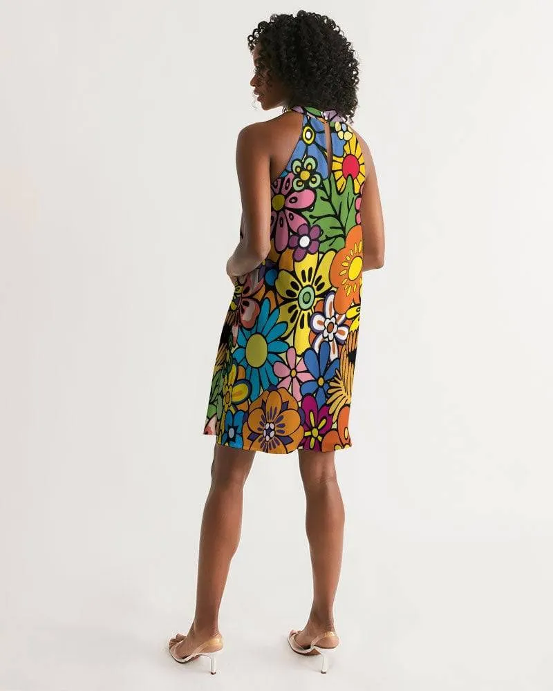 Floral Dream Halter Dress