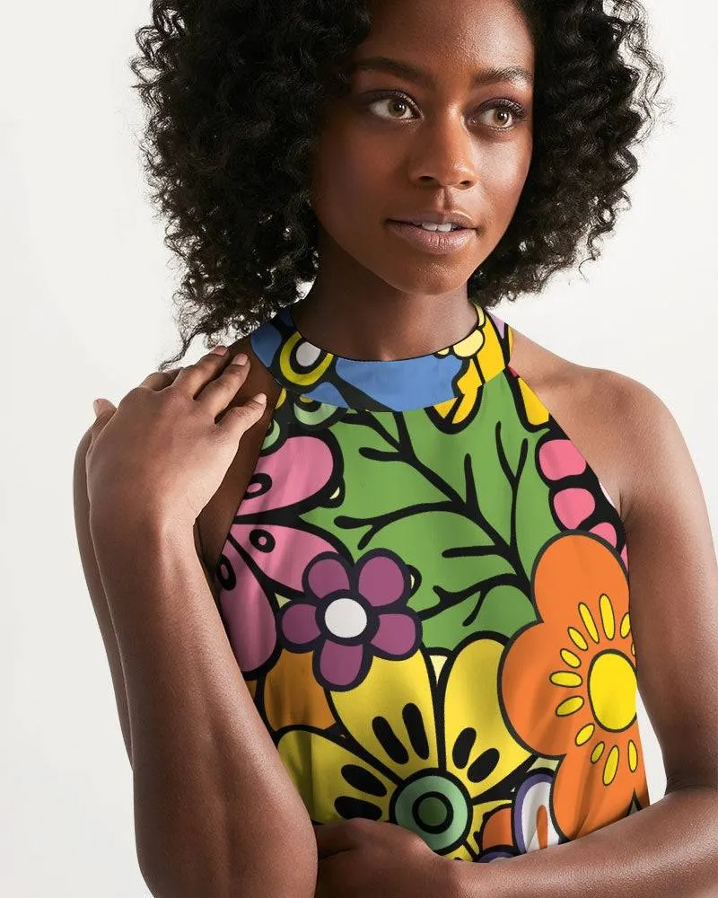 Floral Dream Halter Dress