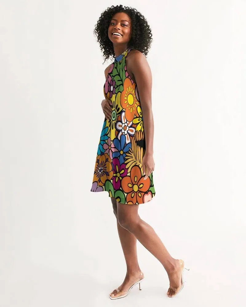 Floral Dream Halter Dress