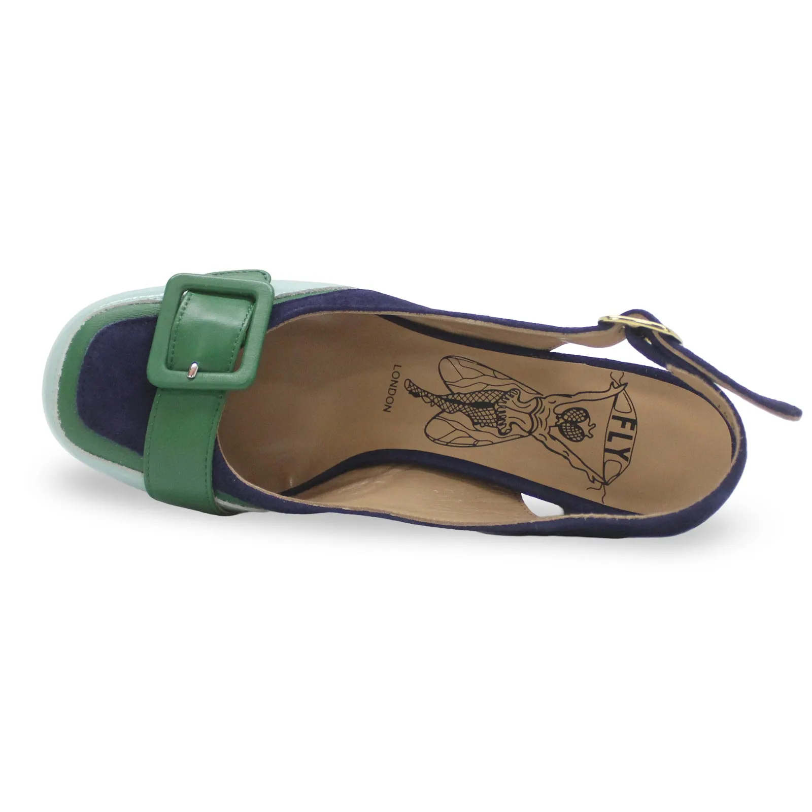Fly London EVAH243FLY Nappalak Leather Women's Heels Sandals