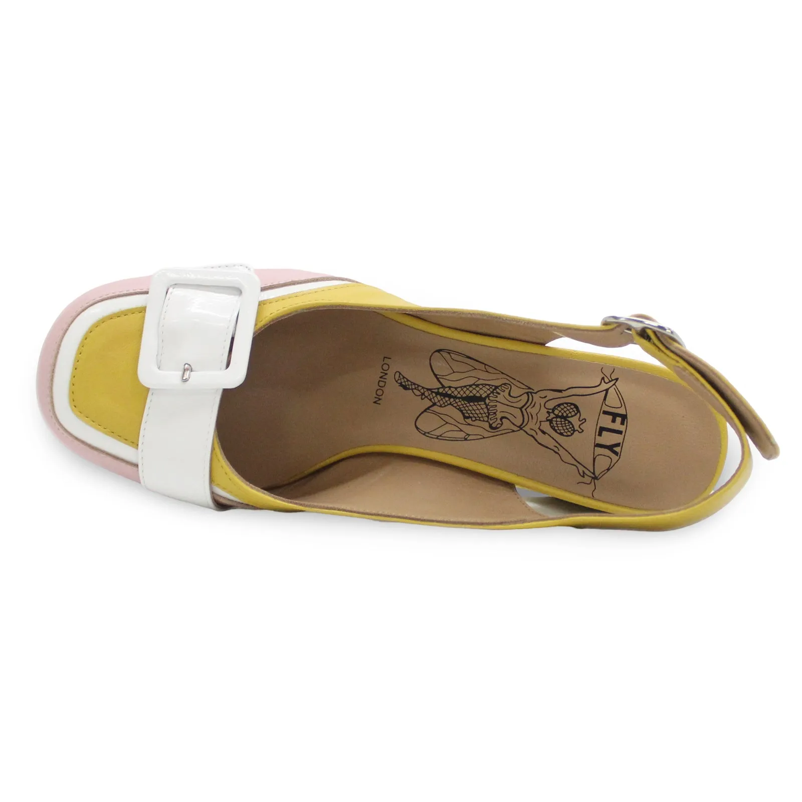 Fly London EVAH243FLY Nappalak Leather Women's Heels Sandals