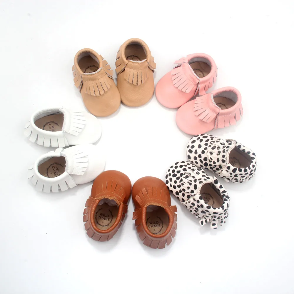 Frill Moccasins -  Brown