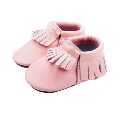 Frill Moccasins - Pink