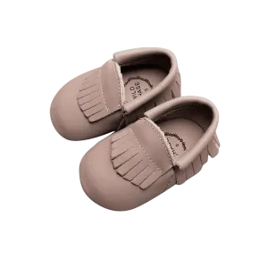 Frill Moccasins -  Rose Blush
