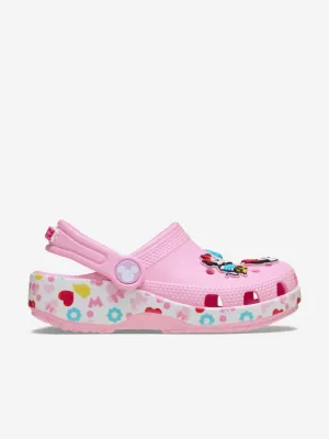 Girls Mickey Friends Minnie Classic Clog in Pink