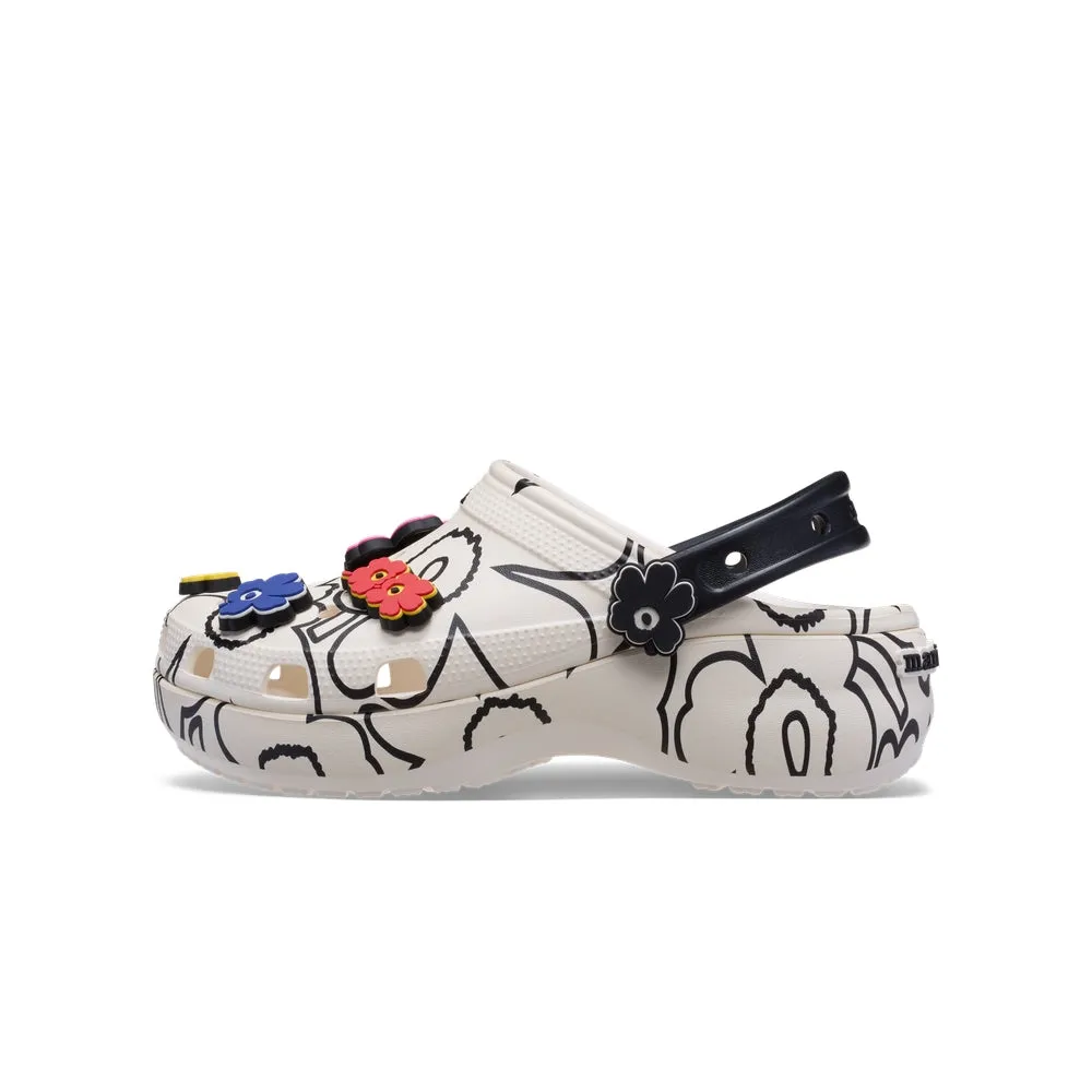 Giày Clog Nữ Crocs Classic Platform Marimekko