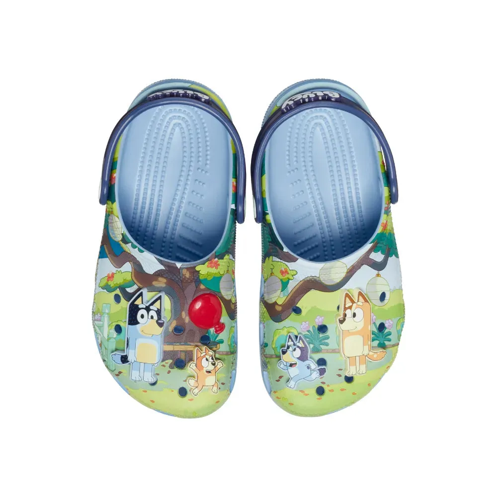Giày Clog Trẻ Em Crocs Toddler Classic Bluey