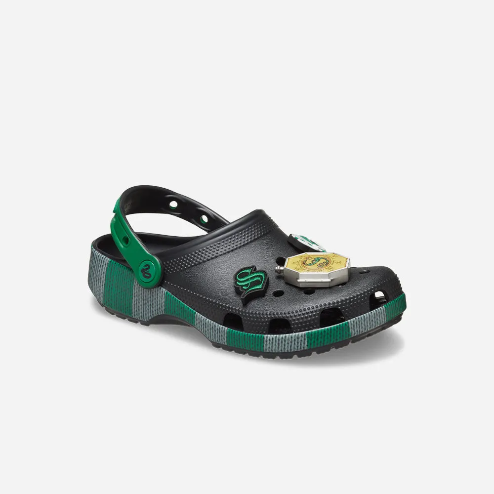 Giày Clog Unisex Crocs Classic Slytherin - Đen