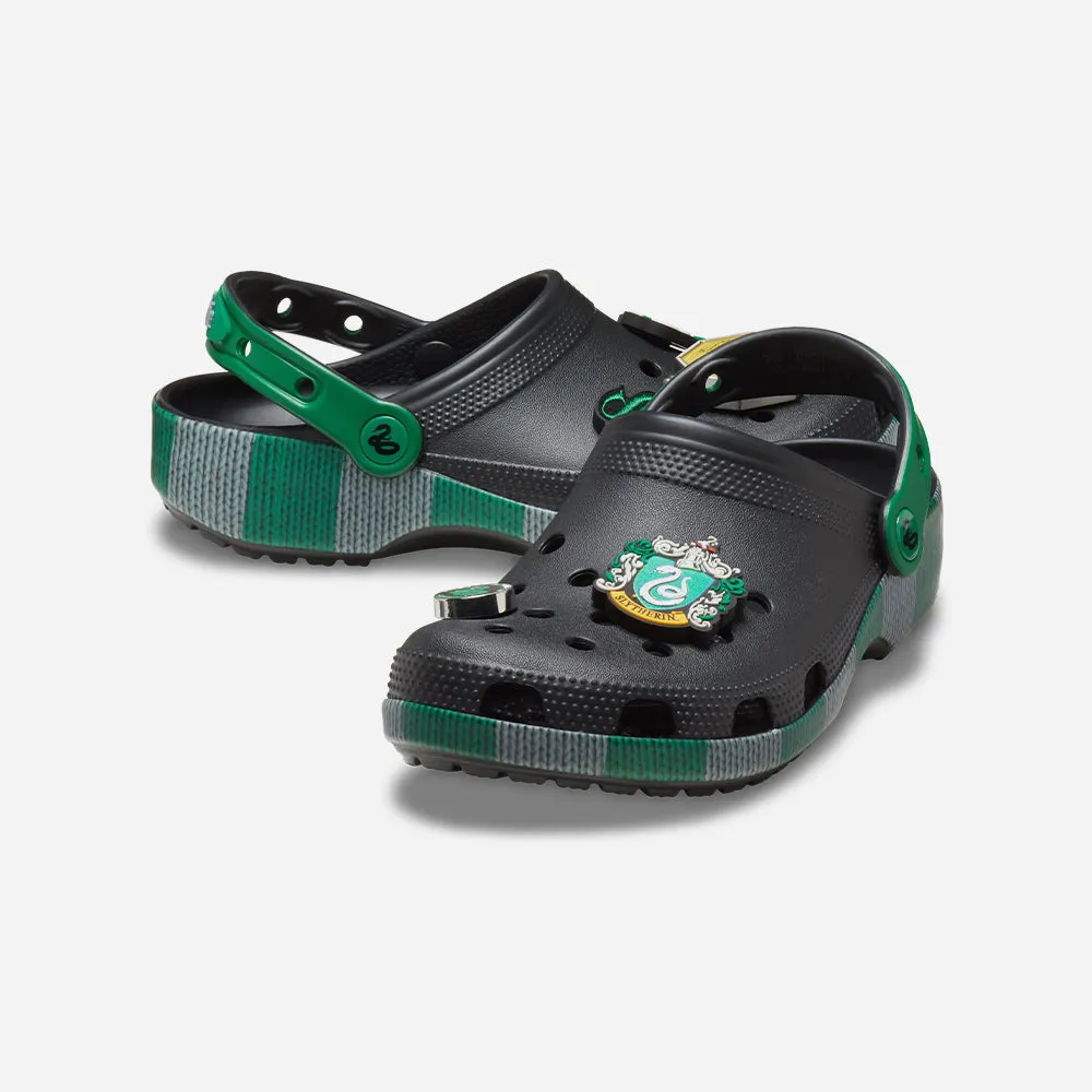 Giày Clog Unisex Crocs Classic Slytherin - Đen