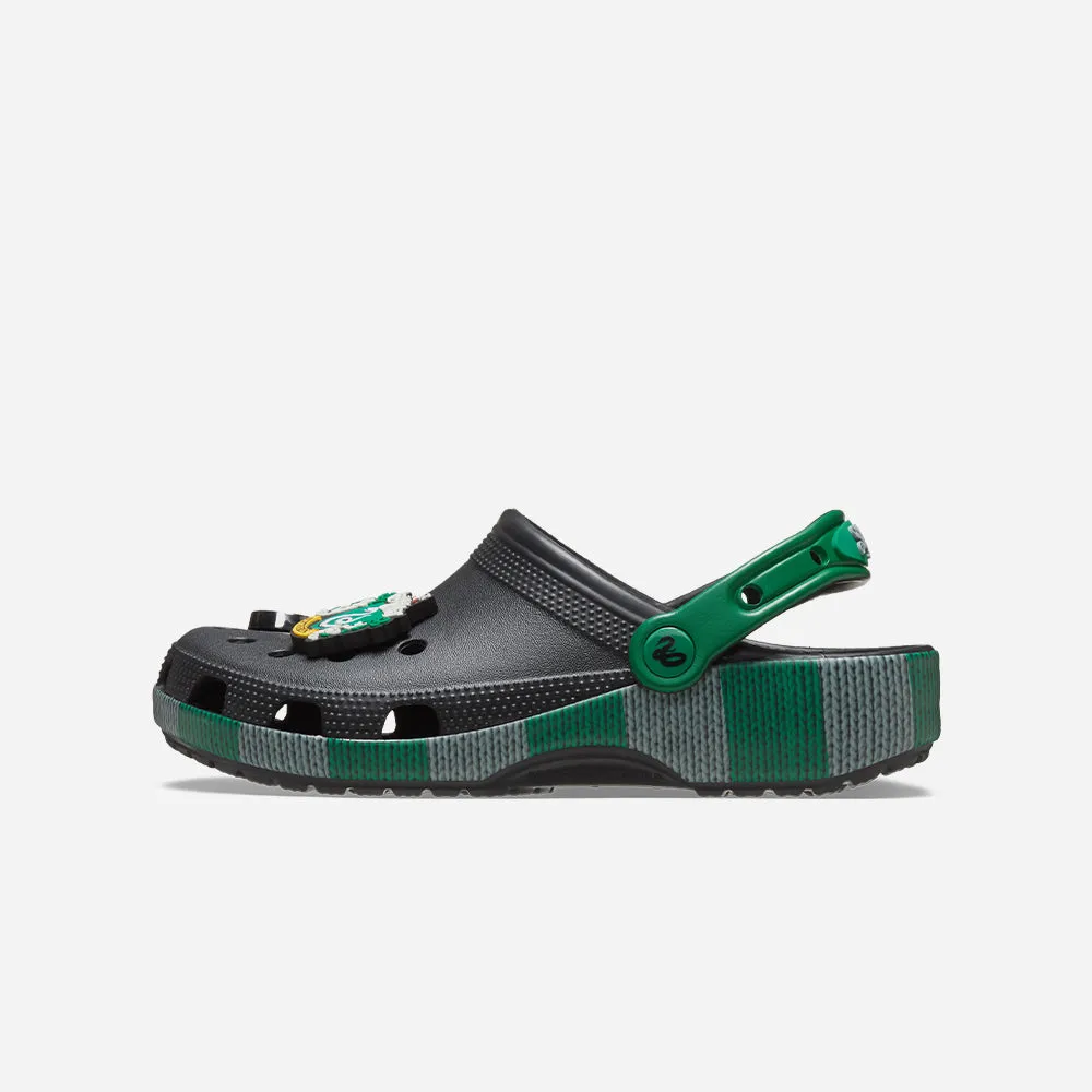 Giày Clog Unisex Crocs Classic Slytherin - Đen