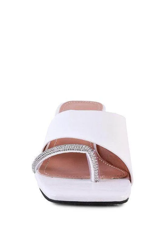 Gofly Never Minimal Low Heel Sandals