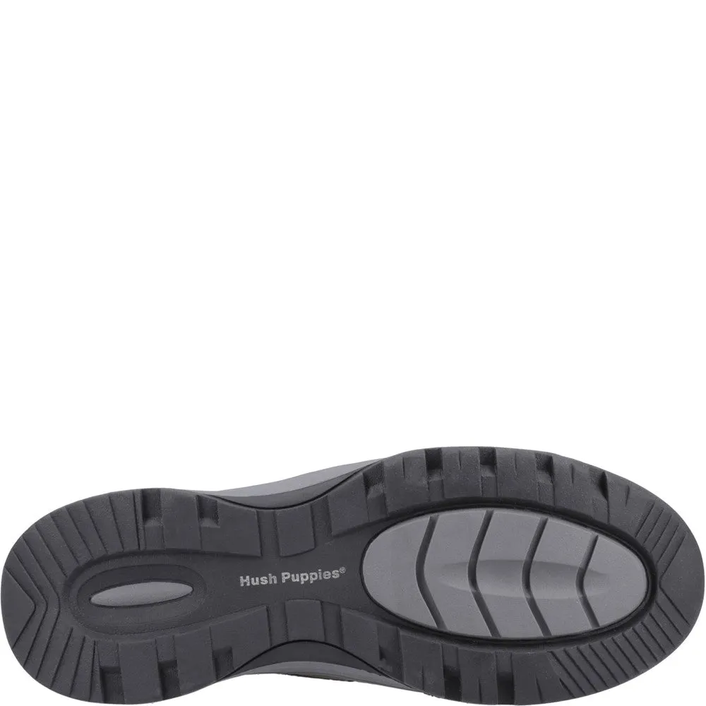 Grey Nubuck Tucker Lace-Up Shoes