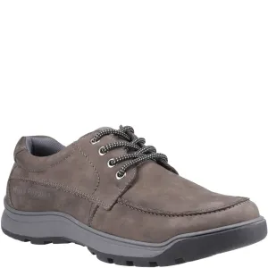 Grey Nubuck Tucker Lace-Up Shoes