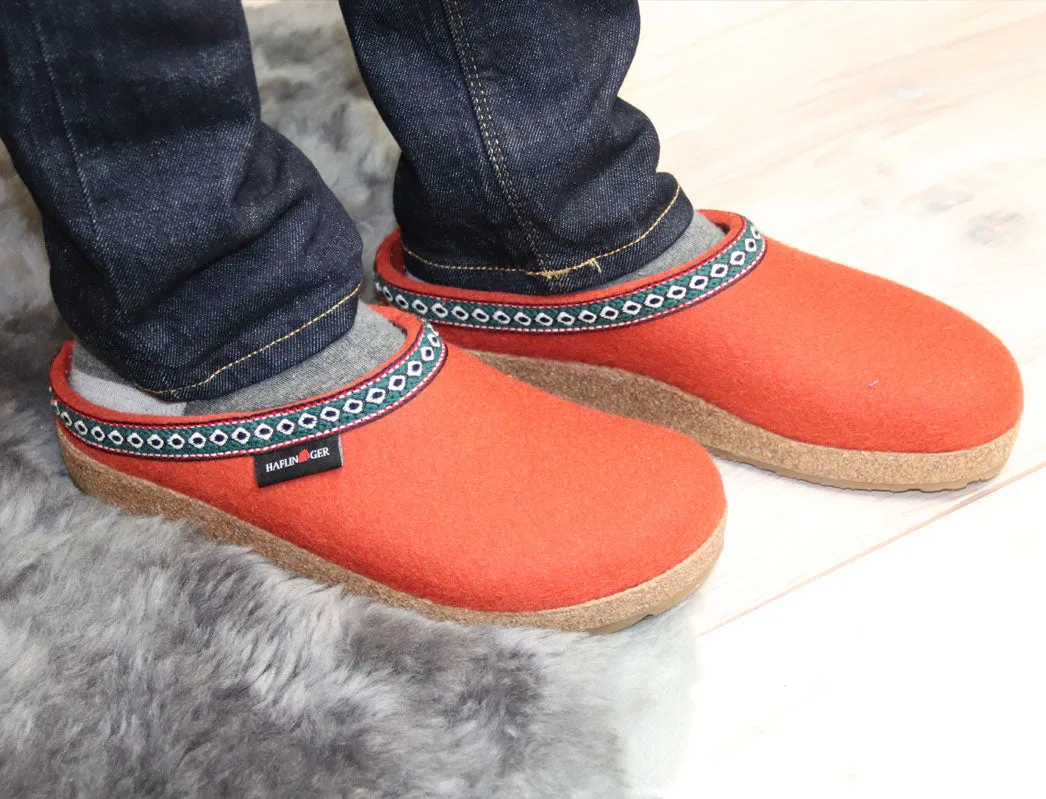 HAFLINGER Clog | Grizzly Franzl, Terracotta