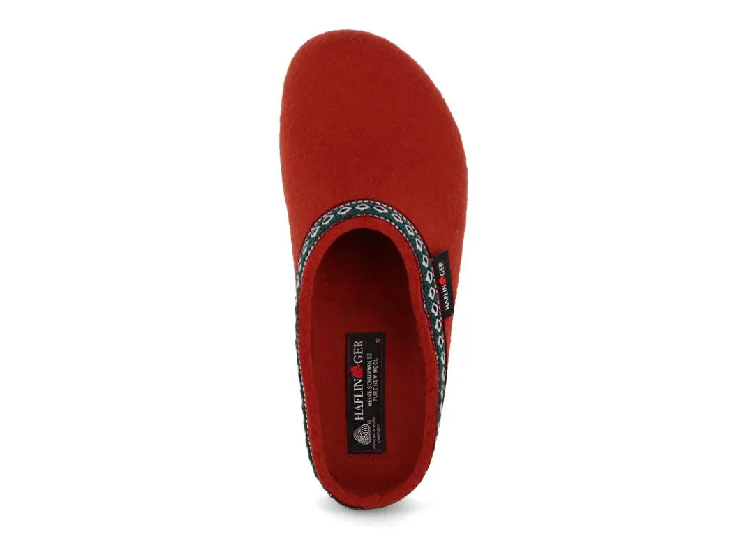HAFLINGER Clog | Grizzly Franzl, Terracotta