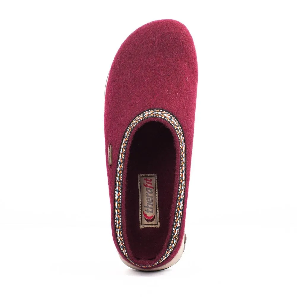 Heather Women's Indoor/Outdoor Wool Clog Slipper