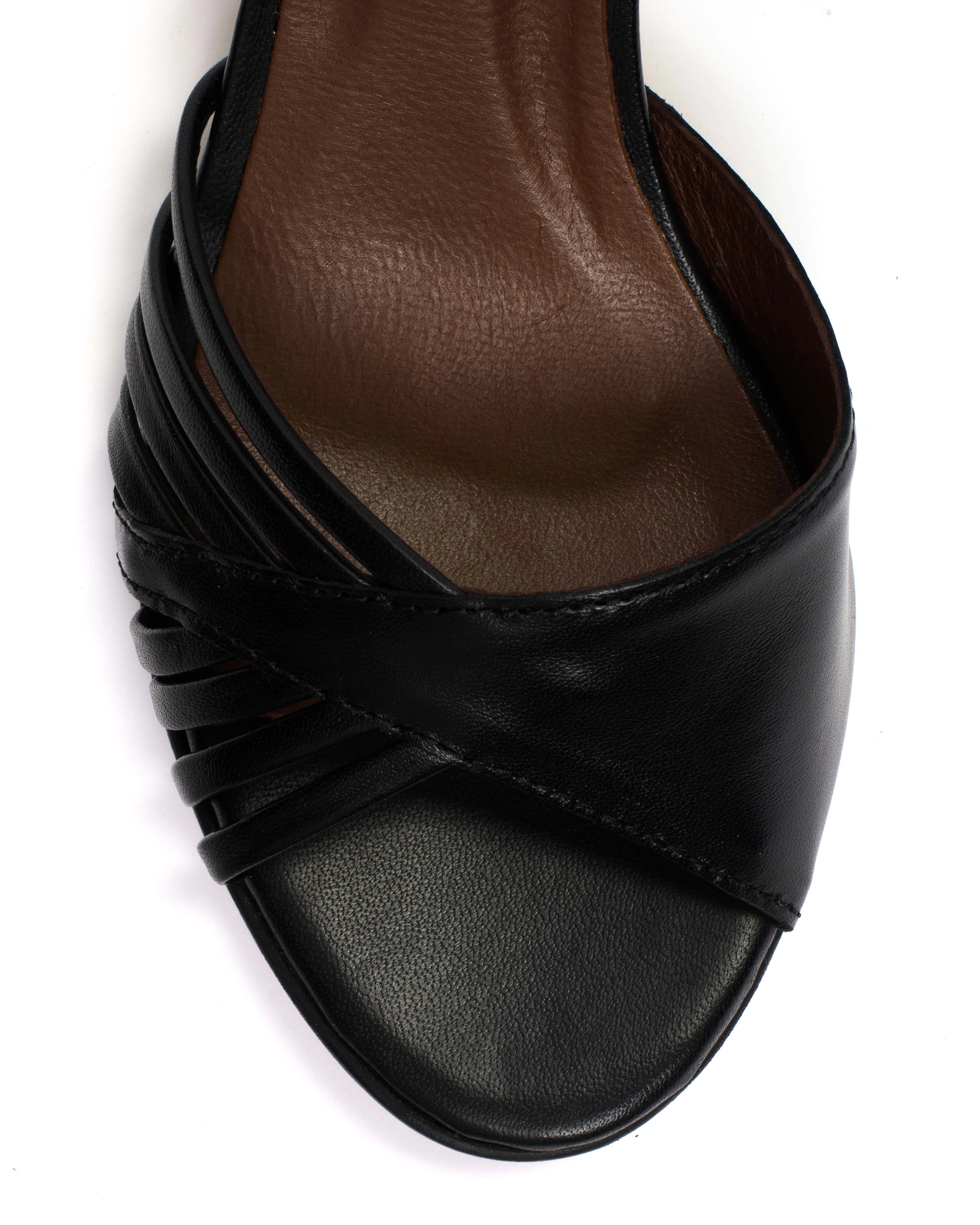 Hermine Shiny lamb Black